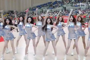 全员高颜值大长腿！浙江蕞红啦啦队真是太有实力了~
